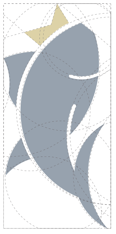 Grid konstruksi logo PT. Raja Tuna